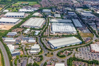 Third Ave, Burton On Trent, STS - Aerial  map view