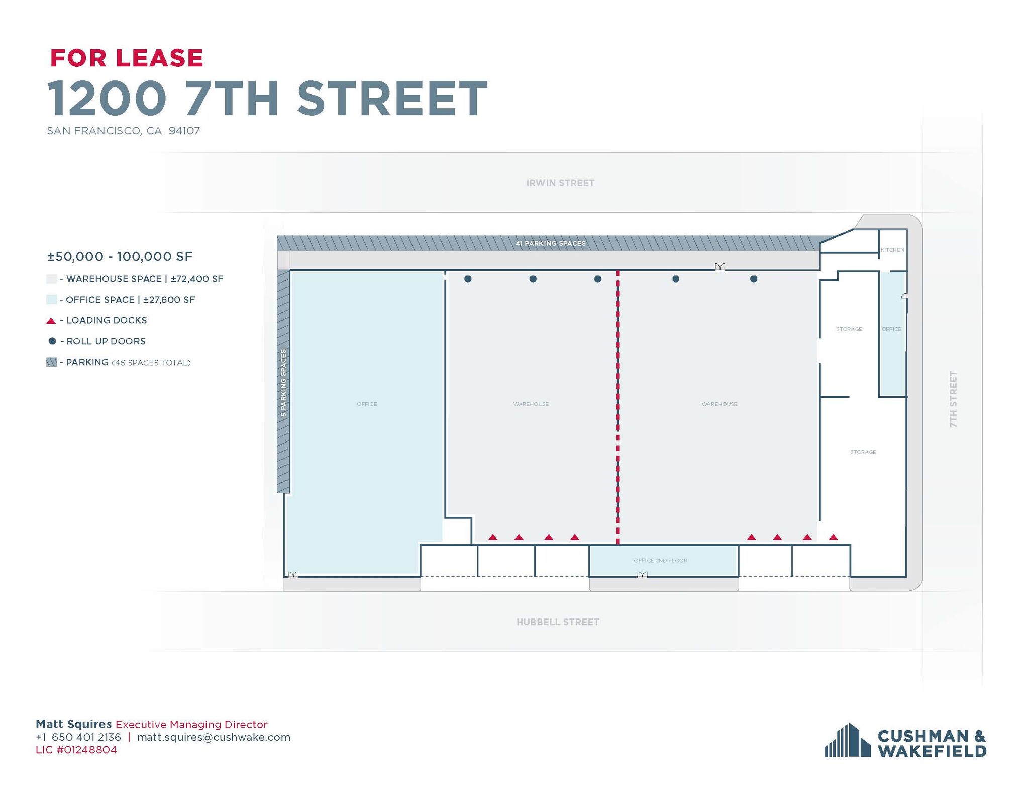 1200 7th St, San Francisco, CA à louer Plan d’étage- Image 1 de 1