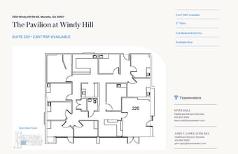 2550 Windy Hill Rd SE, Marietta, GA à louer Plan d’étage- Image 1 de 1