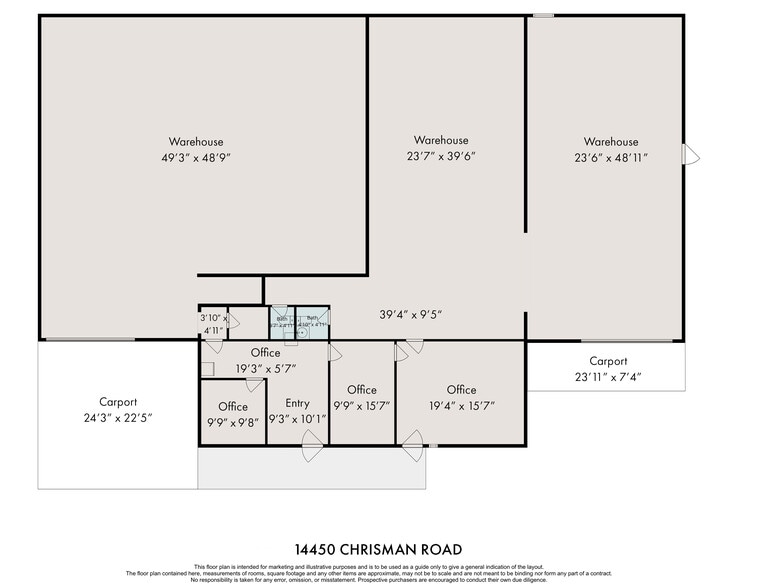 14434 & 14450 Chrisman Road portefeuille de 2 propriétés à vendre sur LoopNet.ca - Plan d’étage - Image 3 de 15