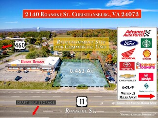 Plus de détails pour 2140 Roanoke St, Christiansburg, VA - Terrain à vendre