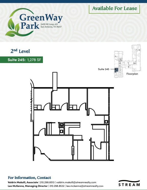 2455 NE Loop 410, San Antonio, TX à louer Plan d’étage- Image 1 de 1