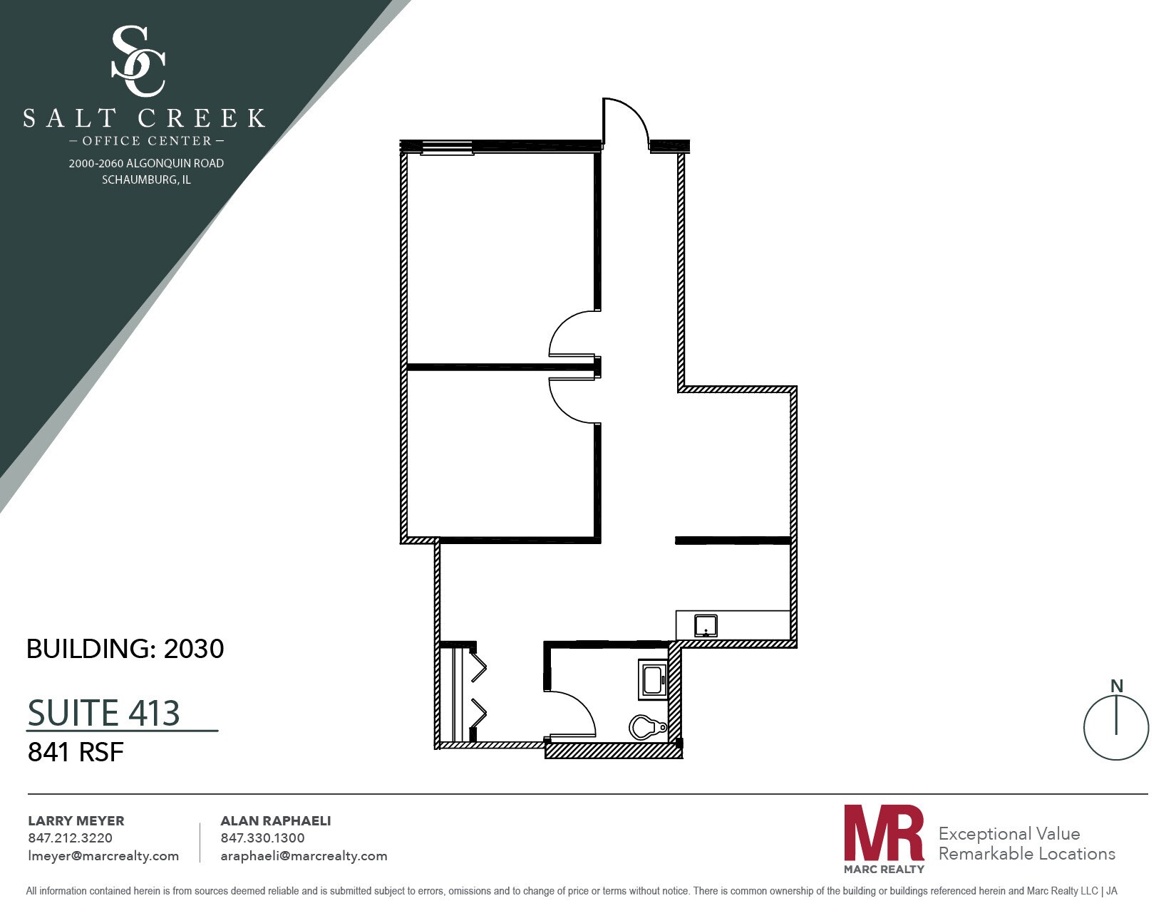 2010 E Algonquin Rd, Schaumburg, IL à louer Plan d’étage- Image 1 de 1
