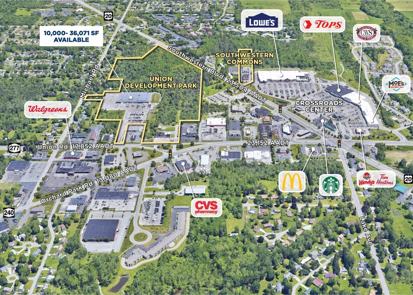 3065 Union Rd, Orchard Park, NY à louer - Aérien - Image 2 de 5