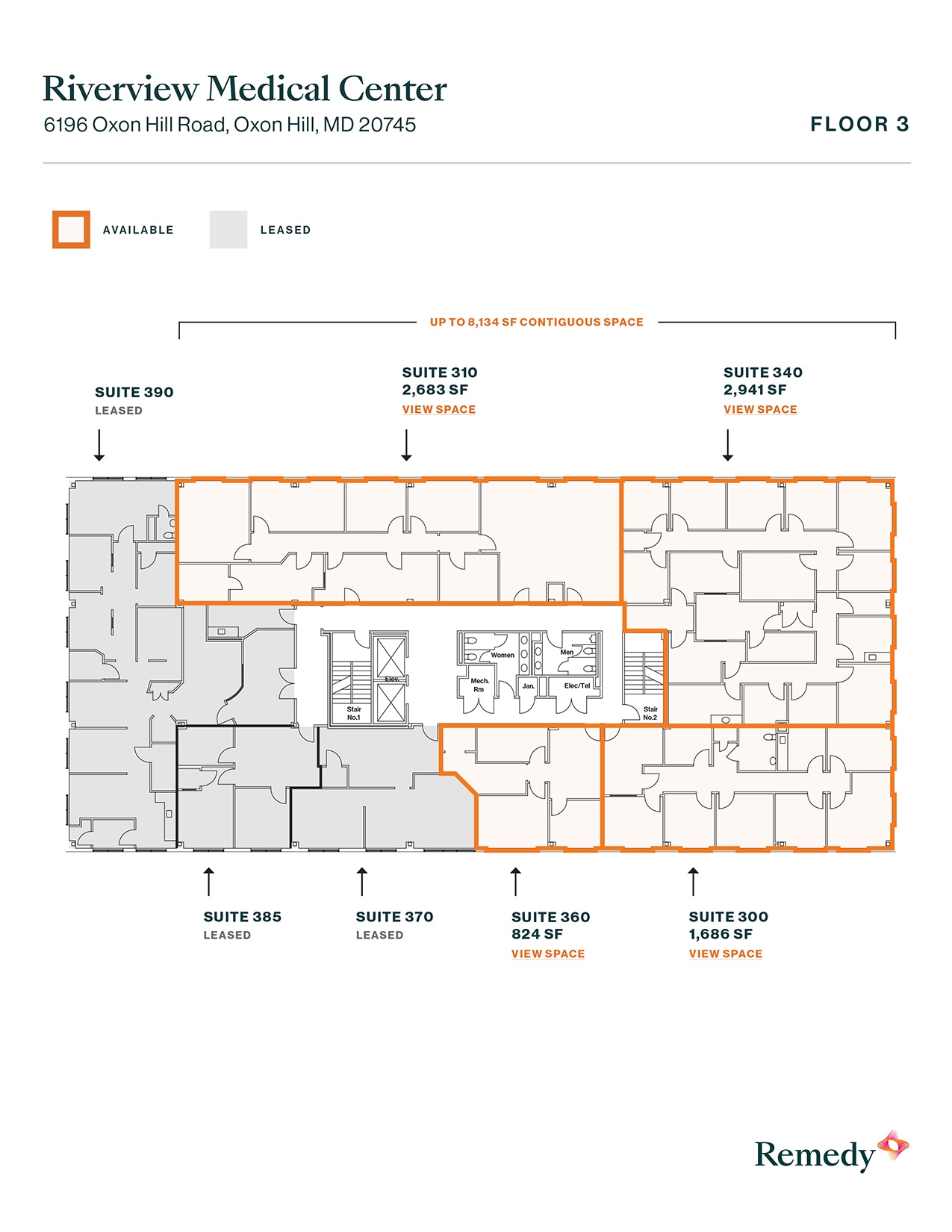 6196 Oxon Hill Rd, Oxon Hill, MD à louer Plan d’étage- Image 1 de 1