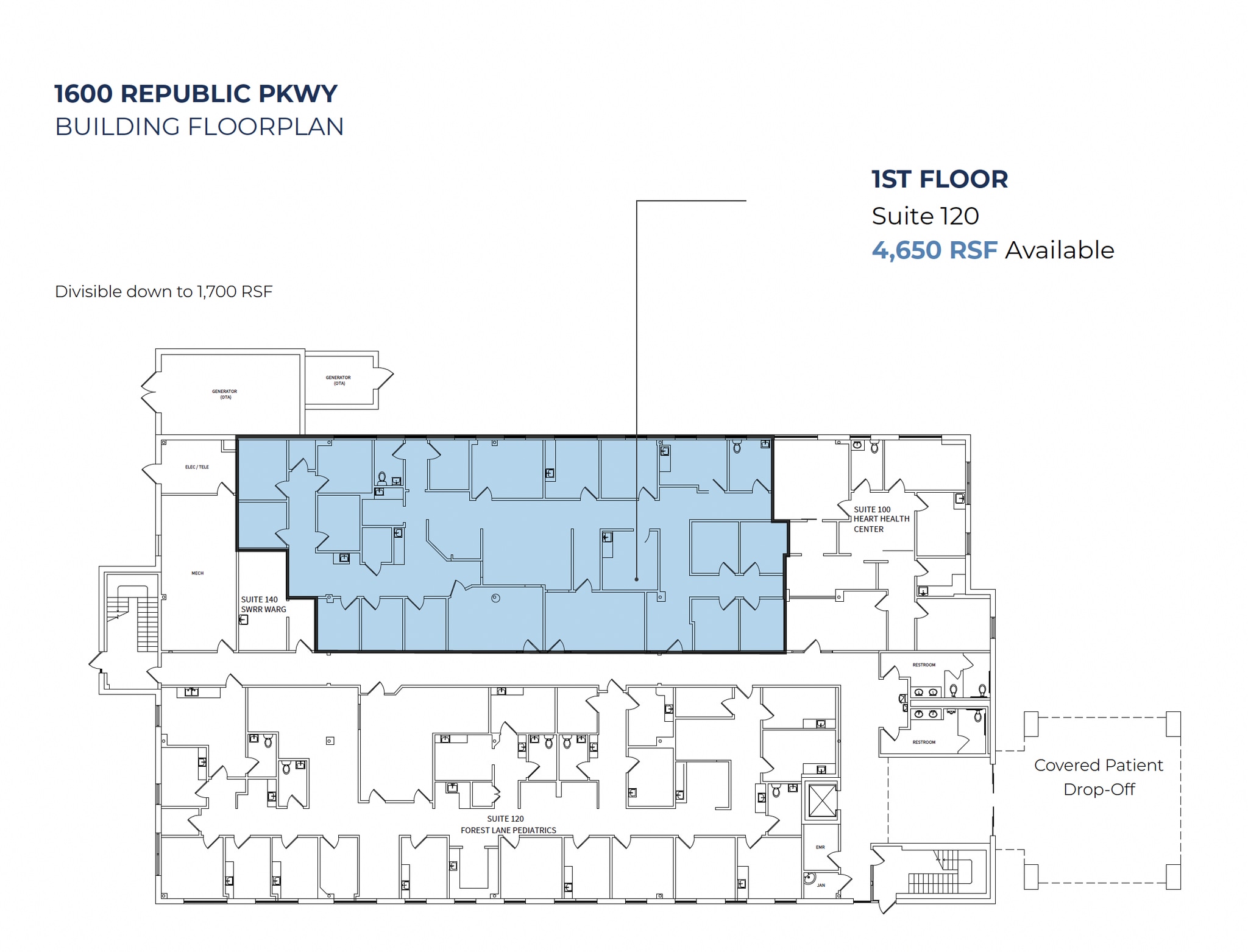 1600 Republic Pky, Mesquite, TX for lease Interior Photo- Image 1 of 1