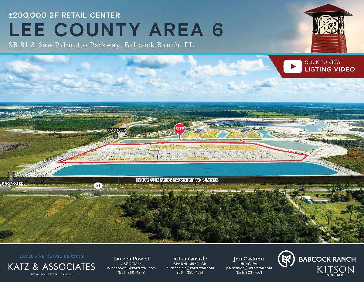 SR 31 & Palmetto Pky, Babcock Ranch, FL à louer Photo principale- Image 1 de 2