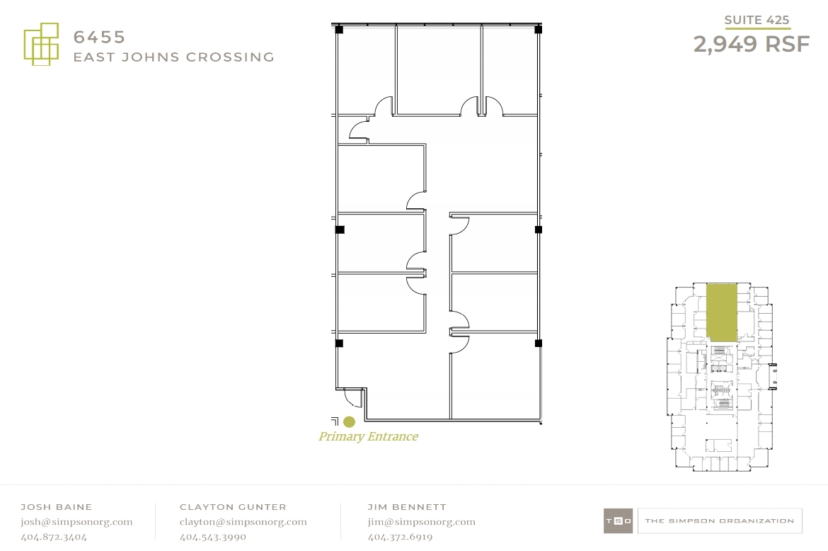 6455 E Johns Xing, Johns Creek, GA à louer Plan d  tage- Image 1 de 1