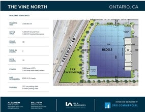 Industrial in Eastvale, CA for lease Floor Plan- Image 1 of 2