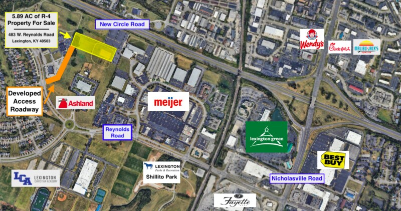 483 W Reynolds Rd, Lexington, KY à vendre - Aérien - Image 2 de 5