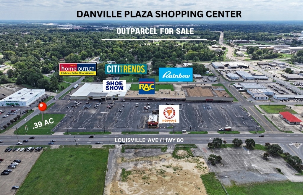 2020 Louisville Ave, Monroe, LA for sale Aerial- Image 1 of 6