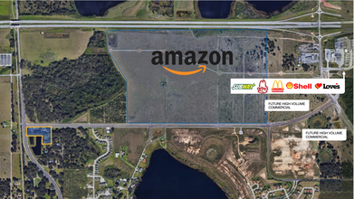 697 C Fred Jones Blvd, Auburndale, FL - Aérien  Vue de la carte