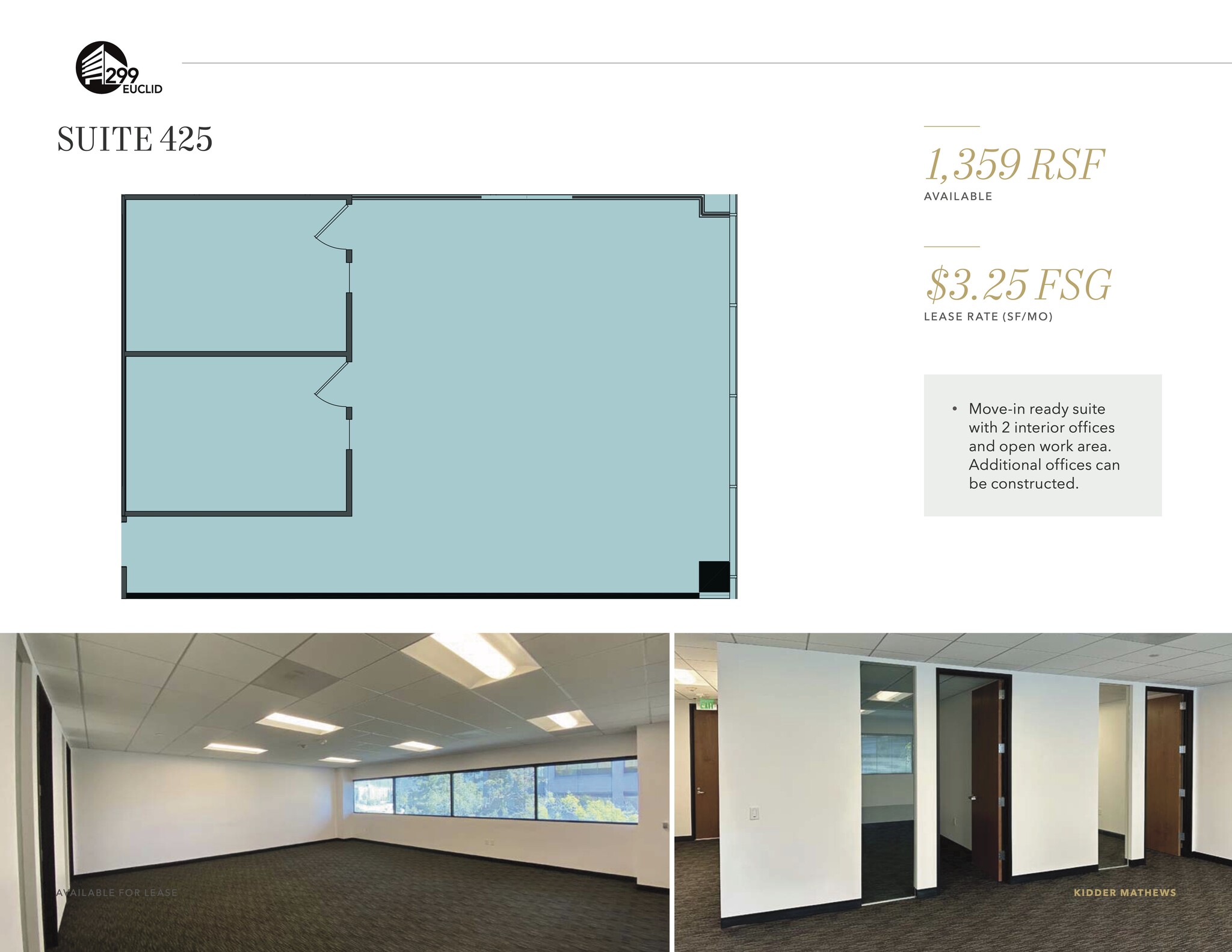 299 N Euclid Ave, Pasadena, CA for lease Floor Plan- Image 1 of 3