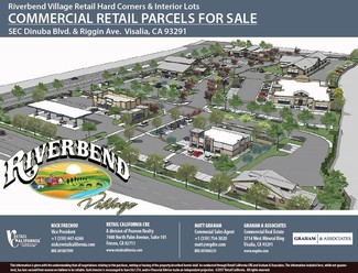 Plus de détails pour SEC N Dinuba Blvd and W Riggin Ave, Visalia, CA - Terrain à vendre