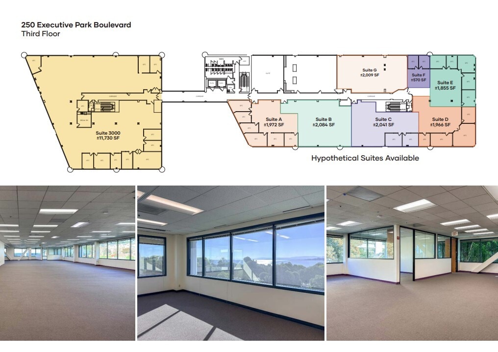 150 Executive Park Blvd, San Francisco, CA for lease Floor Plan- Image 1 of 1