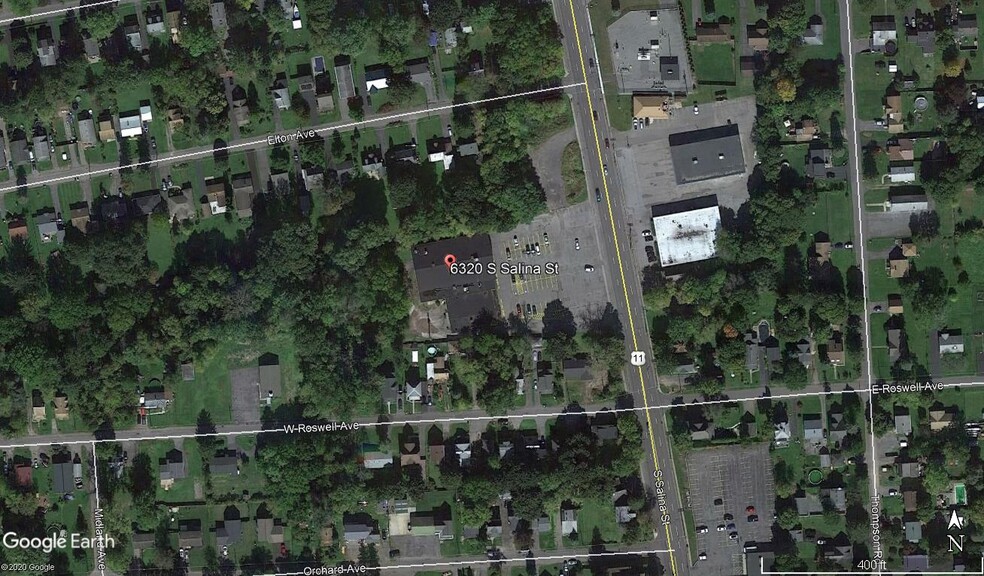 6320 S Salina Ave, Nedrow, NY for lease - Aerial - Image 1 of 2