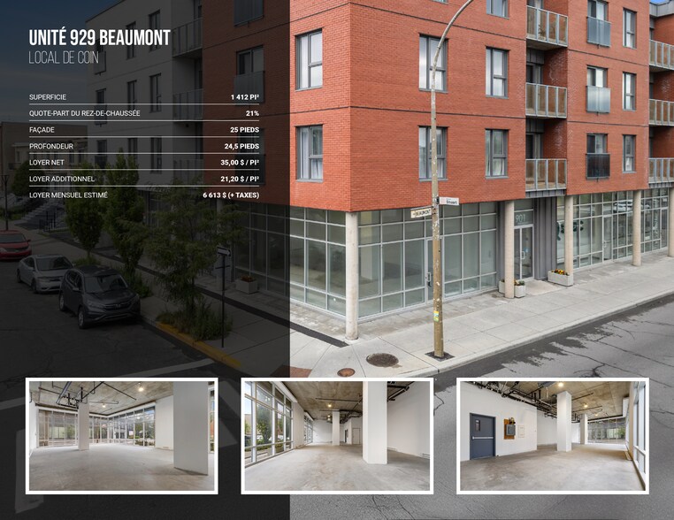 891-929 Av Beaumont, Montréal, QC à louer - Photo du bâtiment - Image 2 de 10