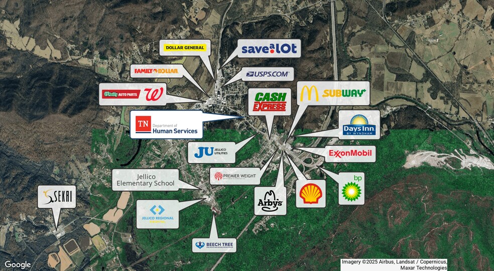 601 5th St, Jellico, TN à vendre - Photo du bâtiment - Image 2 de 4