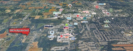 5735 Lafayette Rd, Medina, OH - Aérien  Vue de la carte