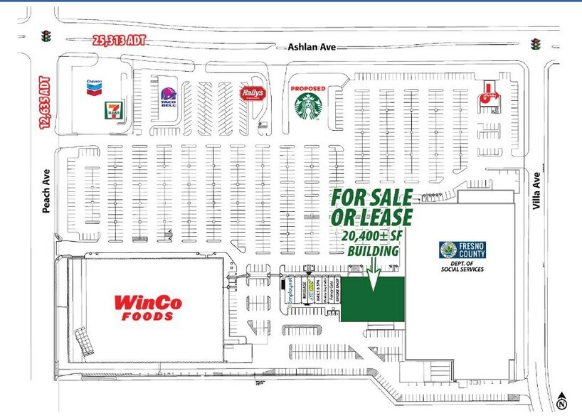 384 W Ashlan Ave, Clovis, CA à vendre - Photo du bâtiment - Image 3 de 6