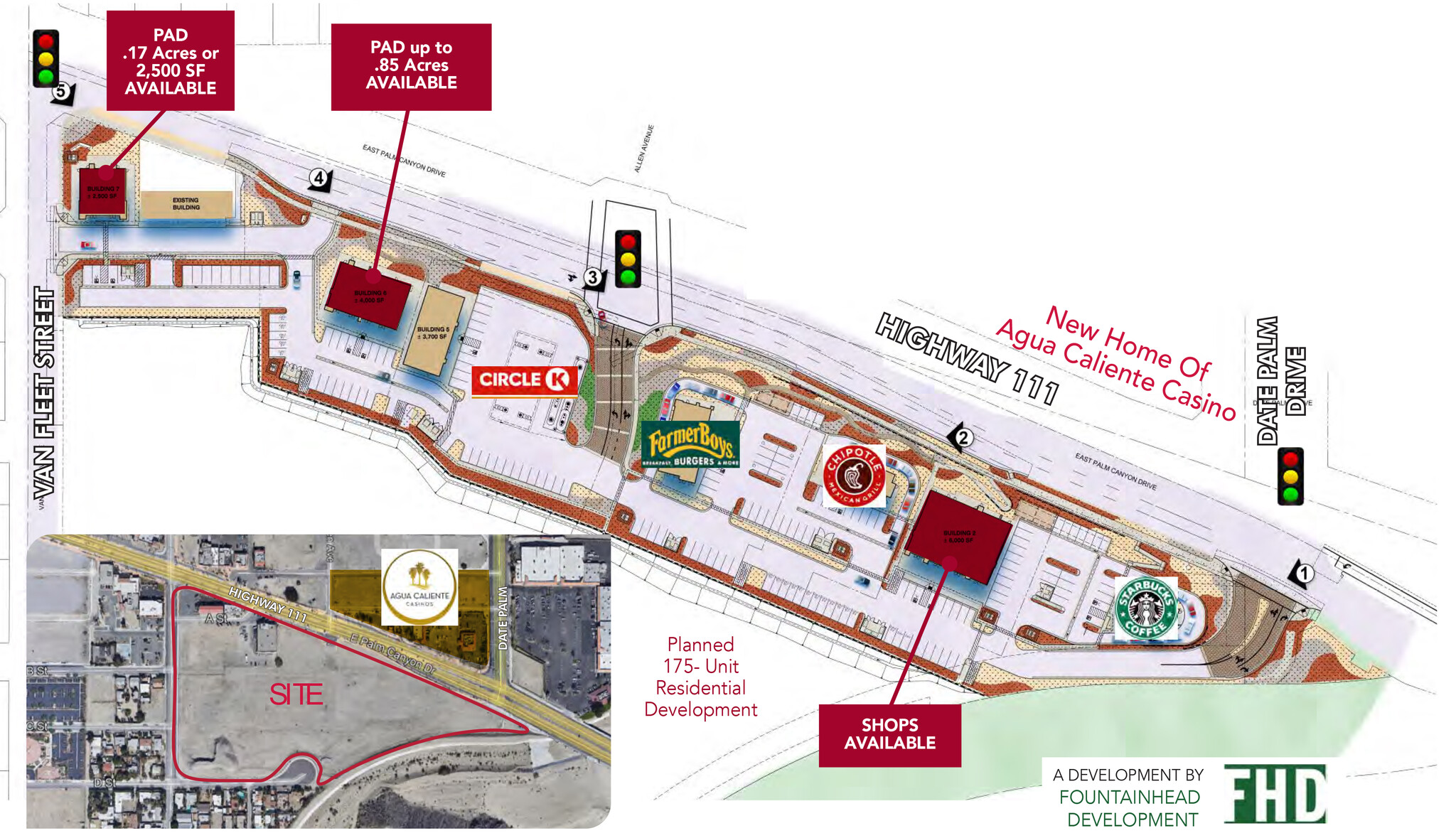 SWC Highway 111 & Date Palm Dr, Cathedral City, CA for lease Building Photo- Image 1 of 2