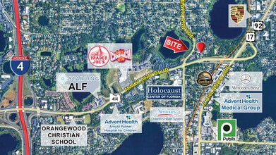 166 Lookout Pl, Maitland, FL - Aérien Vue de la carte - Image1