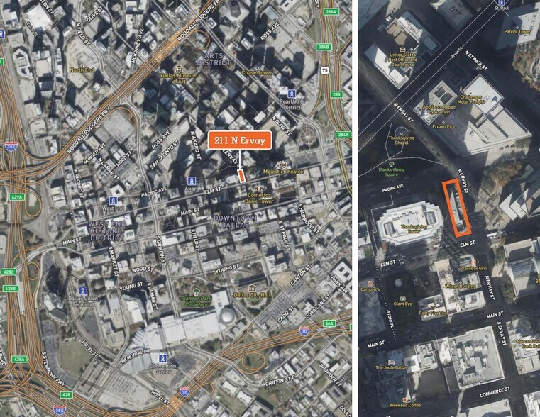 211 N Ervay St, Dallas, TX à vendre - Aérien - Image 2 de 43