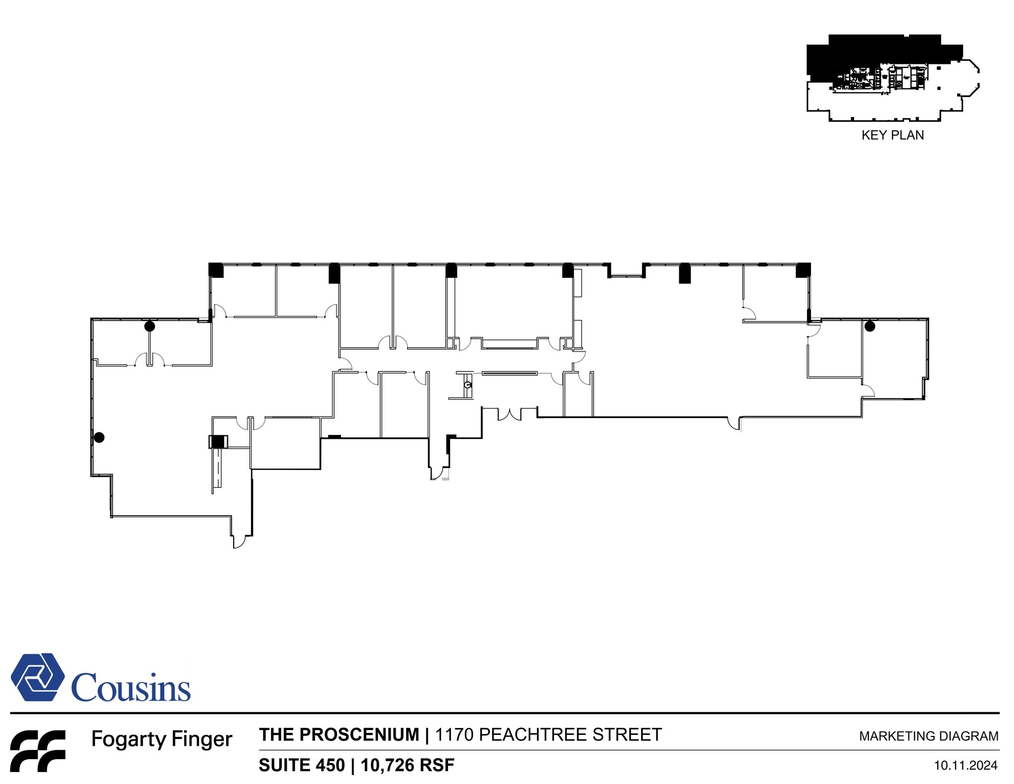 1170 Peachtree St, Atlanta, GA for lease Site Plan- Image 1 of 2