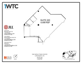 1 World Trade Ctr, Long Beach, CA à louer Plan d  tage- Image 1 de 1