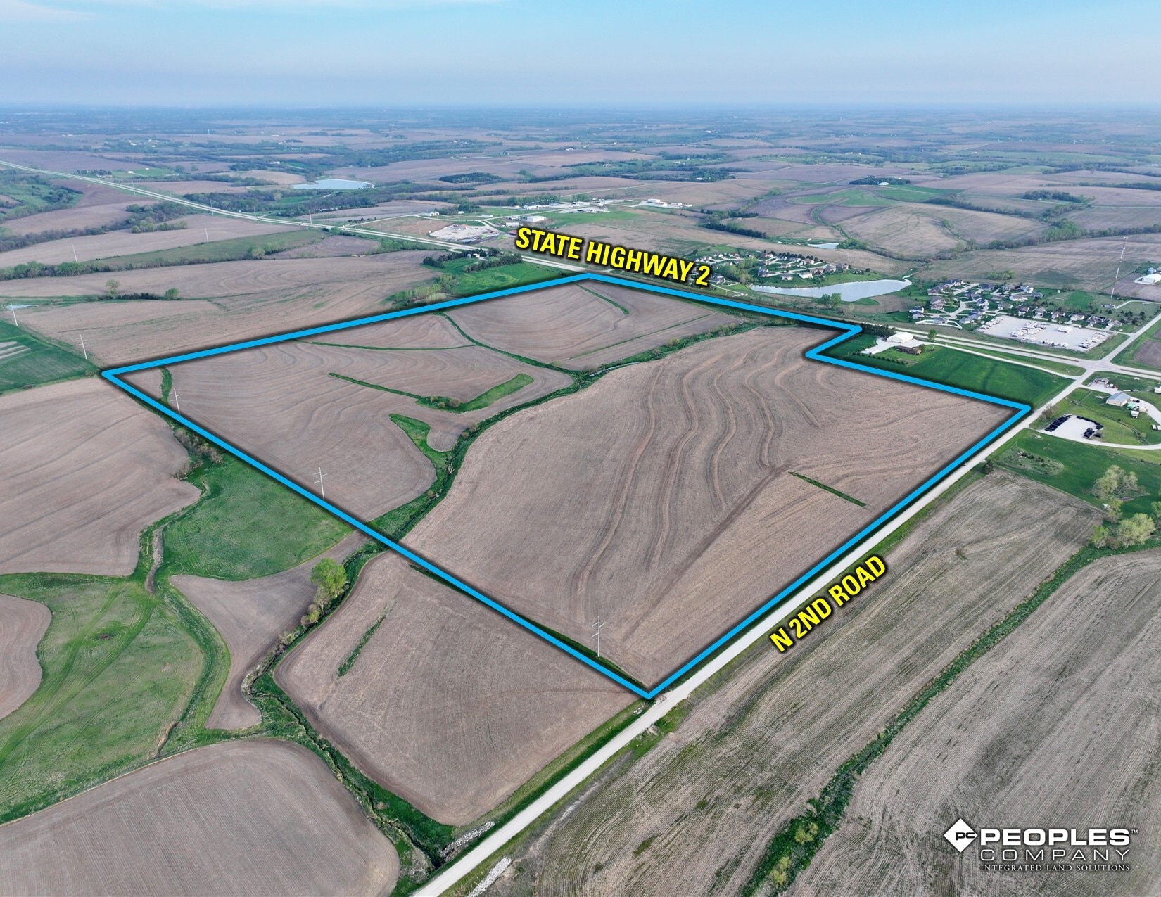 Nebraska State Highway 2, Palmyra, NE for sale Aerial- Image 1 of 10