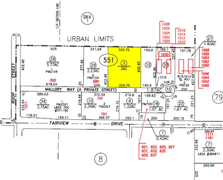 900 Mallory Way, Carson City, NV for lease - Plat Map - Image 2 of 2