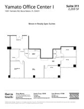 999-1001 W Yamato Rd, Boca Raton, FL à louer Plan d’étage- Image 1 de 1