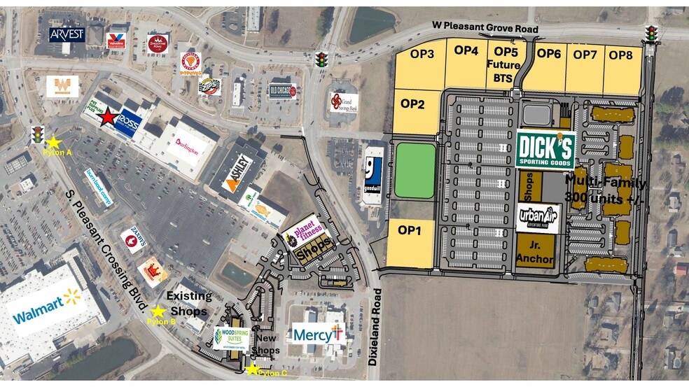 4327 S Pleasant Crossing Blvd, Rogers, AR for lease - Building Photo - Image 2 of 3