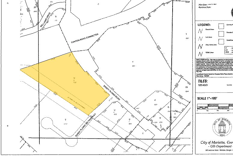 700 Sandy Plains Rd, Marietta, GA à louer - Plan cadastral - Image 3 de 11
