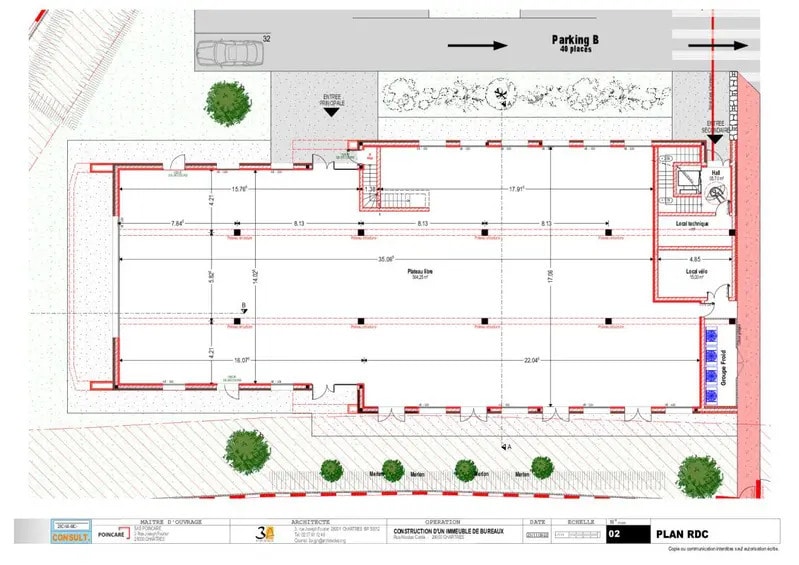 Bureau dans Chartres à vendre - Plan d’étage - Image 3 de 6