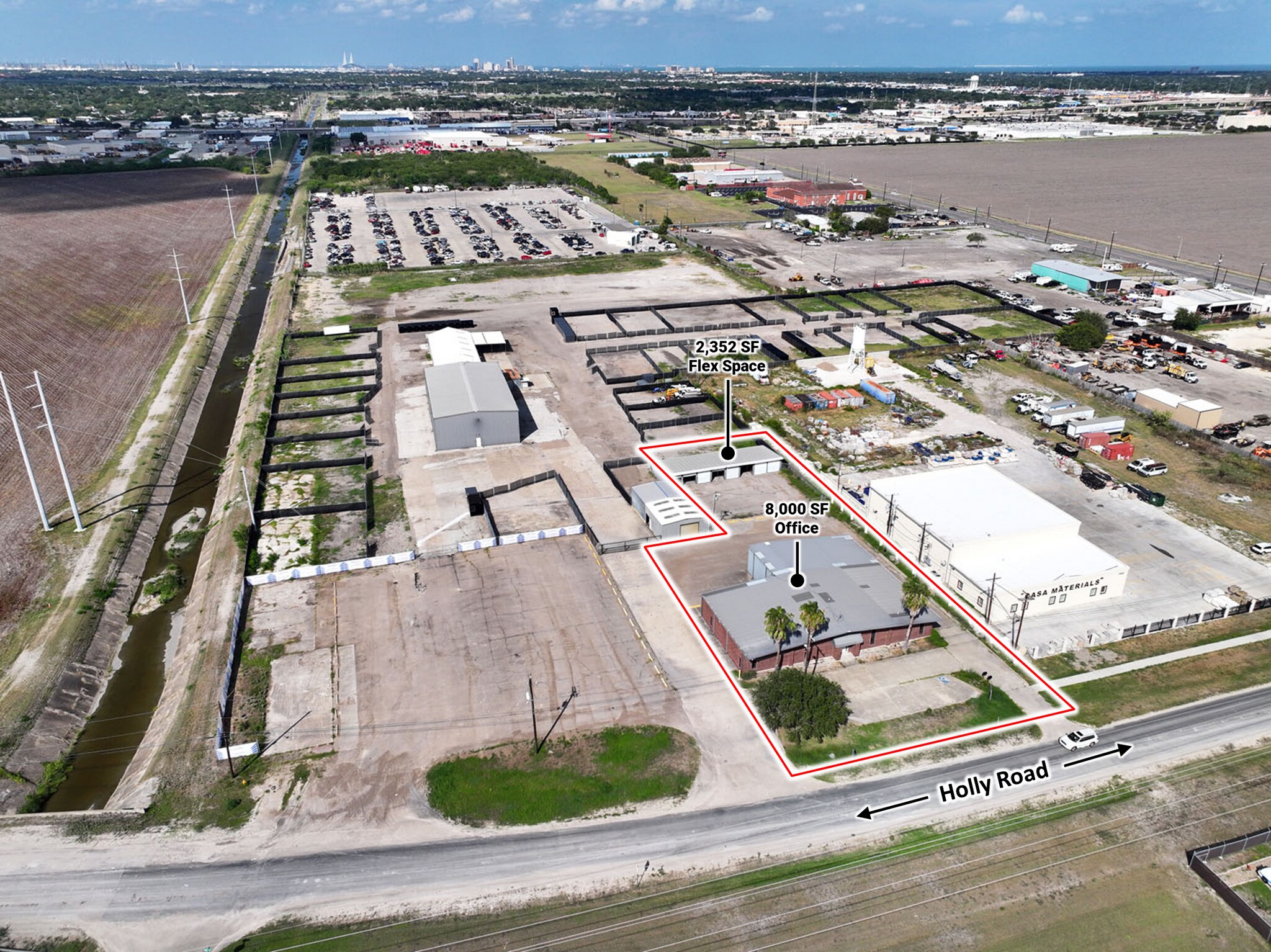 1402 Holly Rd, Corpus Christi, TX for lease Aerial- Image 1 of 35