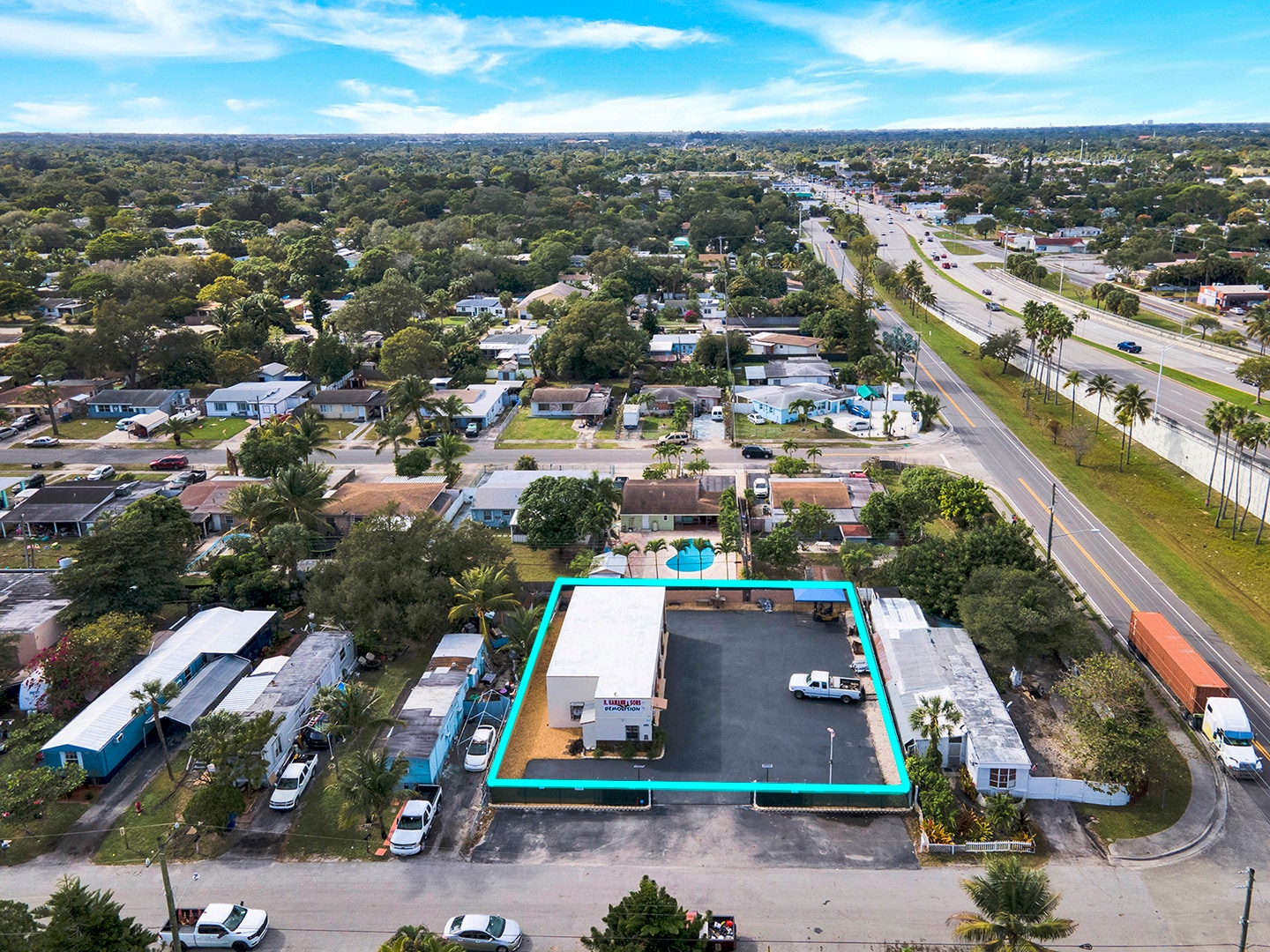 1309 SW 21st Ter, Fort Lauderdale, FL for lease Aerial- Image 1 of 5
