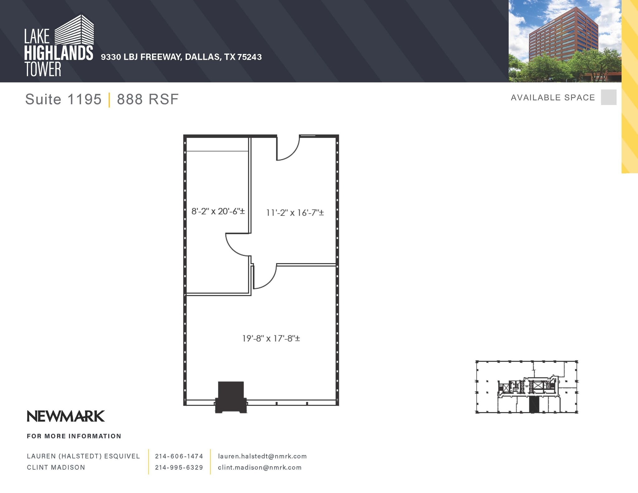 9330 Lyndon B Johnson Fwy, Dallas, TX à vendre Plan d’étage- Image 1 de 1