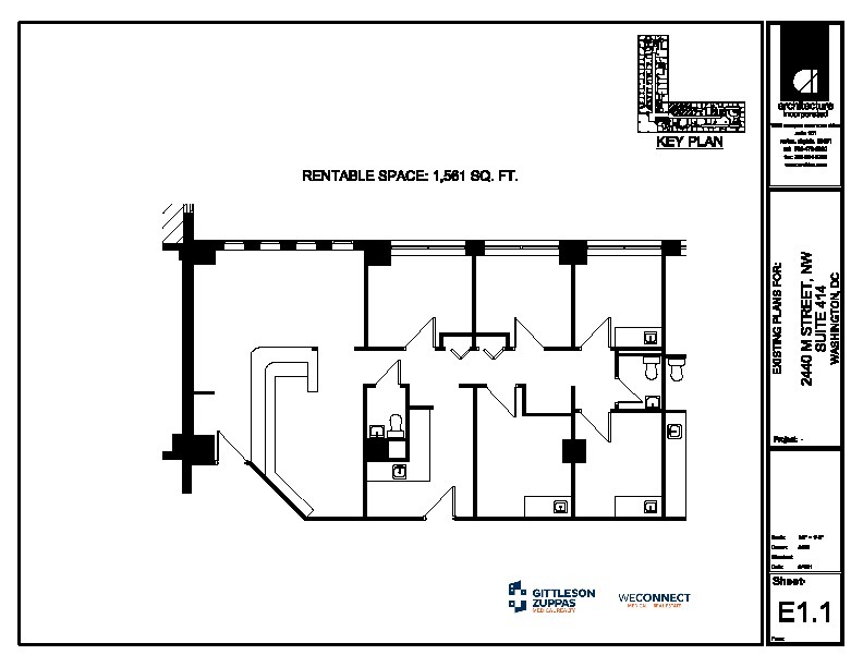 2440 M St NW, Washington, DC à louer Plan d  tage- Image 1 de 1