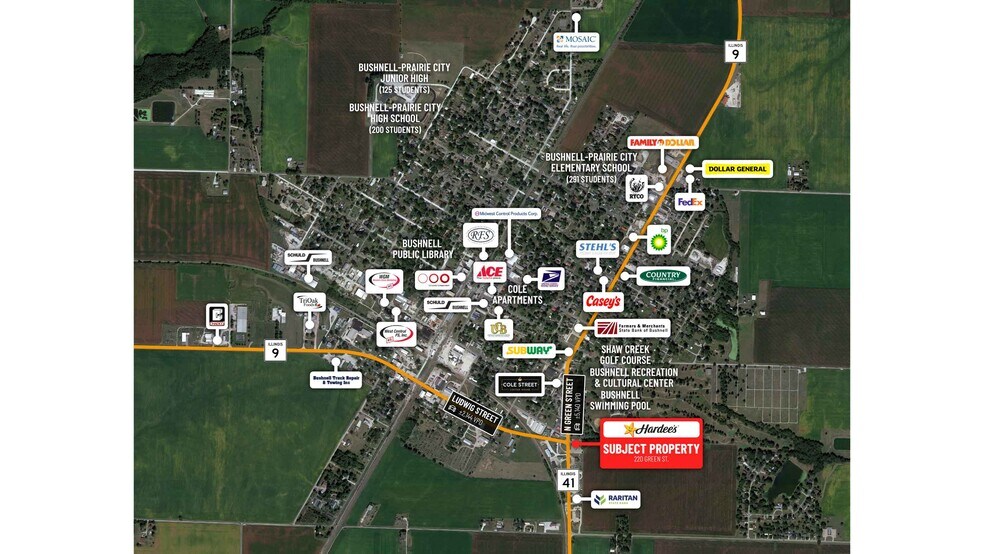 220 Green St, Bushnell, IL à vendre - Photo du bâtiment - Image 3 de 3