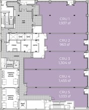 805 8 Av SW, Calgary, AB for lease Floor Plan- Image 1 of 2