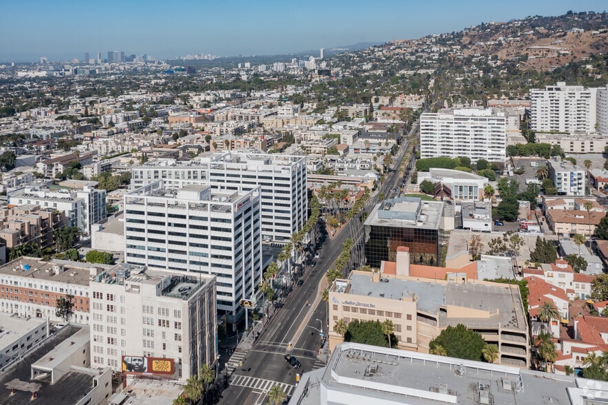 7060 Hollywood Blvd, Los Angeles, CA for lease - Aerial - Image 3 of 9
