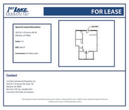 3925 N I-10 Service Rd, Metairie, LA à louer Plan d’étage- Image 1 de 1