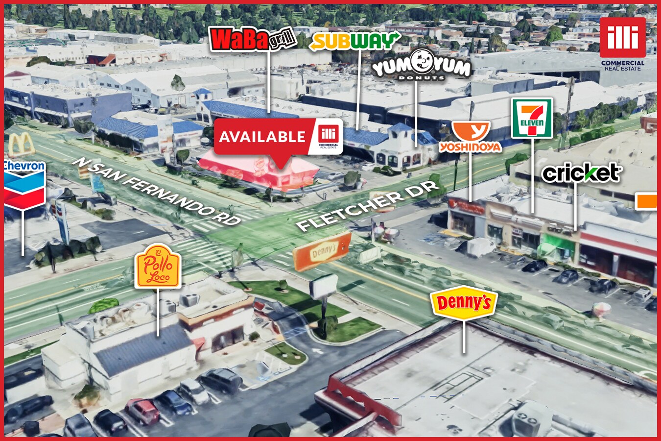 3101-3125 N San Fernando Rd, Los Angeles, CA à vendre Aérien- Image 1 de 1