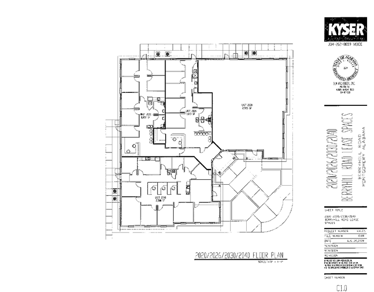 2026 Berryhill Rd, Montgomery, AL for lease - Floor Plan - Image 2 of 2