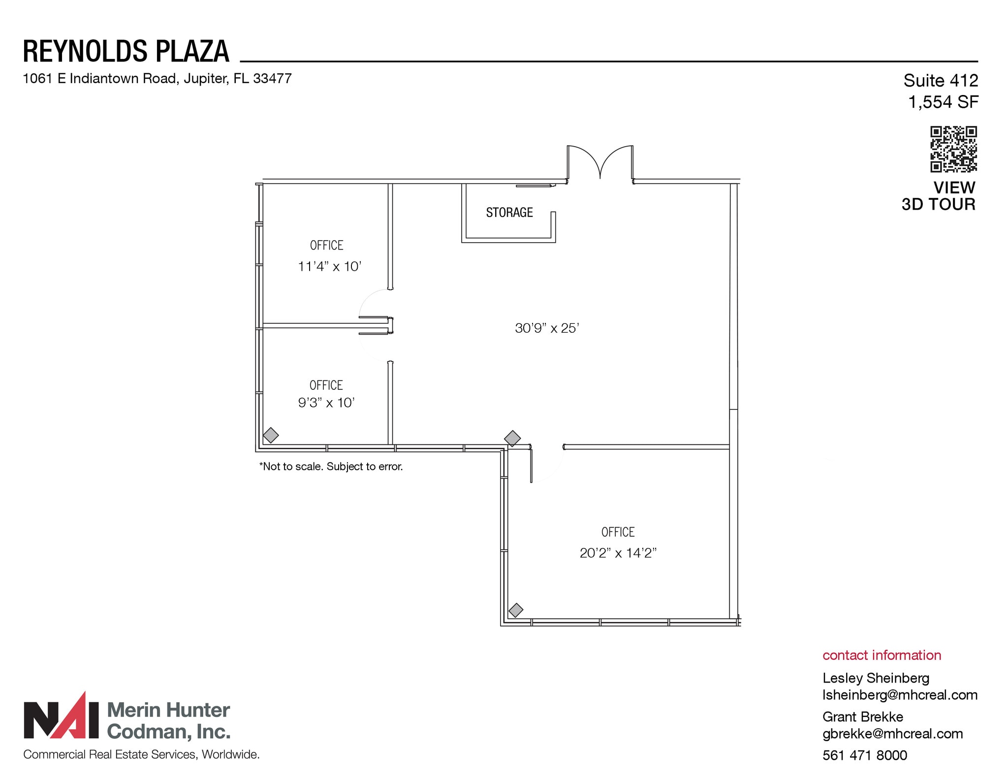 1061 E Indiantown Rd, Jupiter, FL for lease Floor Plan- Image 1 of 16