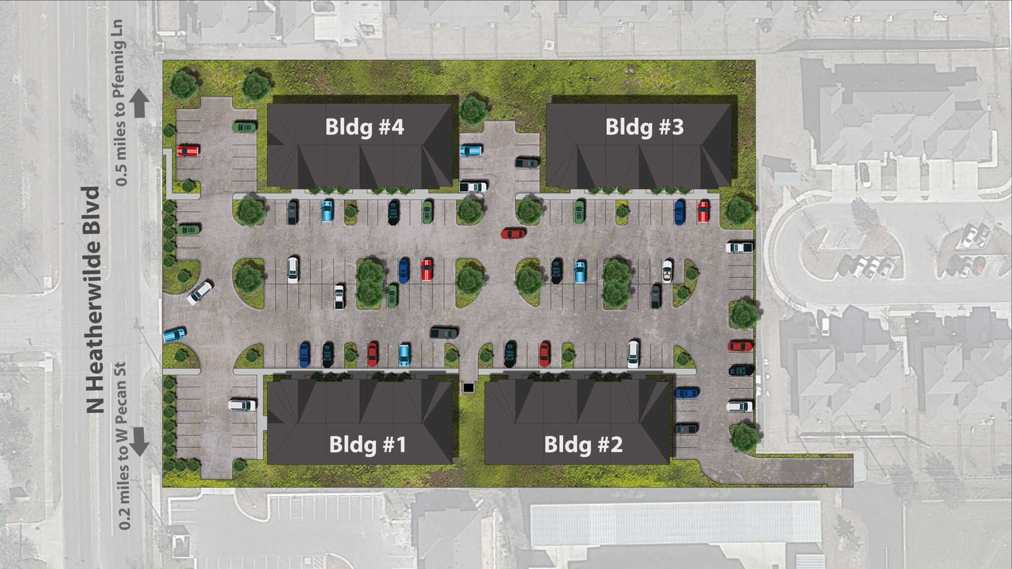 305 N Heatherwilde Blvd, Pflugerville, TX for lease Site Plan- Image 1 of 7