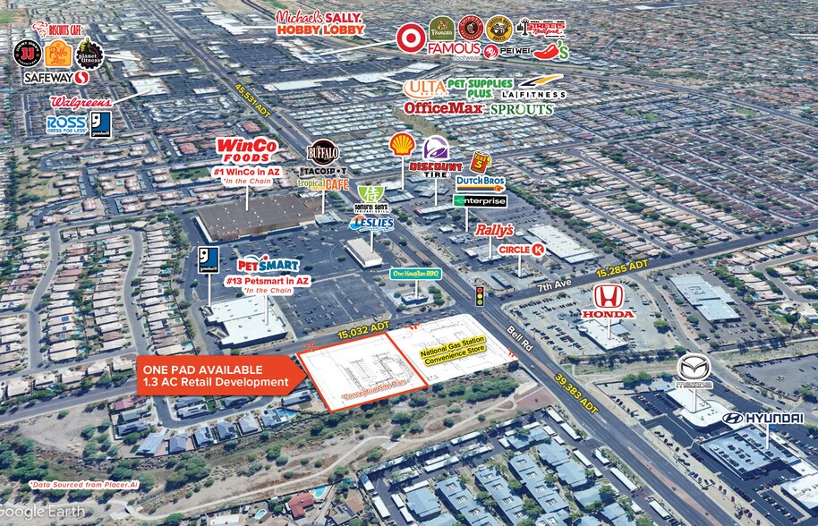 710 W Bell Rd, Phoenix, AZ à louer - Photo du bâtiment - Image 1 de 3