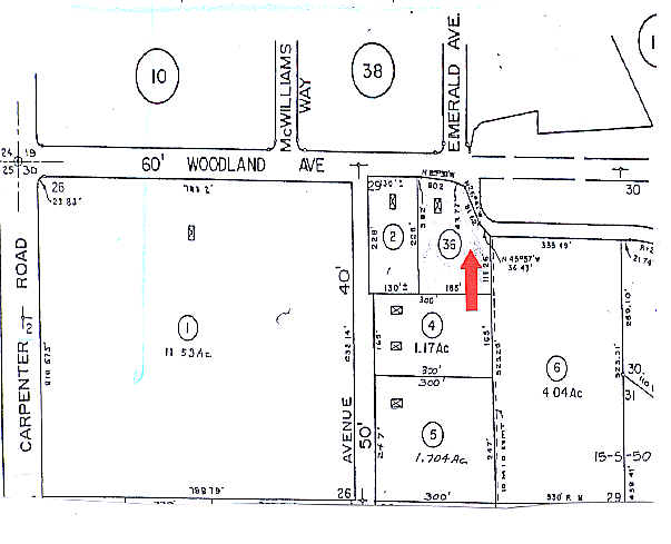 1236 Woodland Ave, Modesto, CA for lease - Plat Map - Image 3 of 26