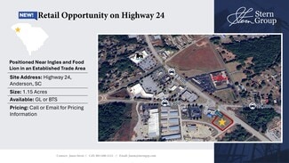 Plus de détails pour Hwy 24, Anderson, SC - Terrain à louer